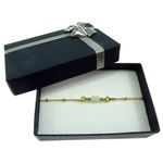 Fashion, accesorii si bijuterii - Femei - Bijuterii femei - Bratari femei - Bratara argint placata cu aur 24K si acvamarin natural - Infinity.ro