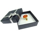 Fashion, accesorii si bijuterii - Femei - Bijuterii femei - Inele femei - Inel argint reglabil placat cu aur cu carneol 14x10 MM - Infinity.ro