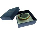 Fashion, accesorii si bijuterii - Femei - Bijuterii femei - Inele femei - Inel reglabil statement masiv cu agat negru natural 18A - Infinity.ro