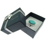 Fashion, accesorii si bijuterii - Femei - Bijuterii femei - Inele femei - Inel argint reglabil turcoaz 18x13 MM - Infinity.ro