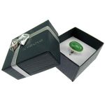 Fashion, accesorii si bijuterii - Femei - Bijuterii femei - Inele femei - Inel argint reglabil aventurin verde 18x13 MM - Infinity.ro