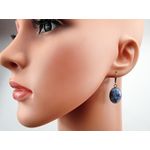 Fashion, accesorii si bijuterii - Femei - Bijuterii femei - Cercei femei - Set bratara si cercei inox cu sodalit - Infinity.ro