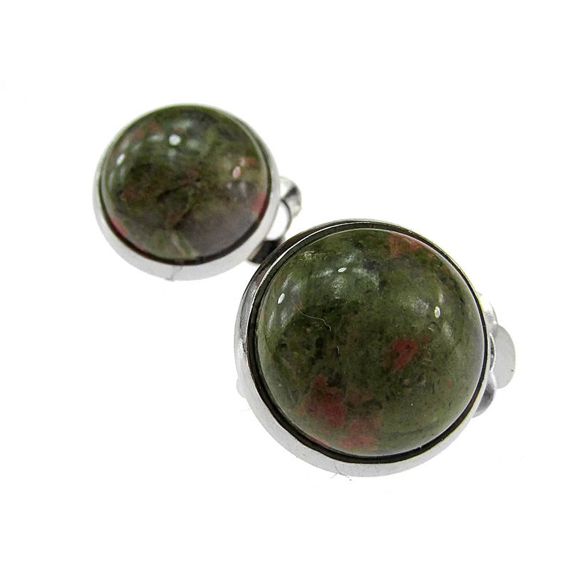 Fashion, accesorii si bijuterii - Femei - Bijuterii femei - Cercei femei - Cercei clips piatra naturala unakit 12 MM - Infinity.ro