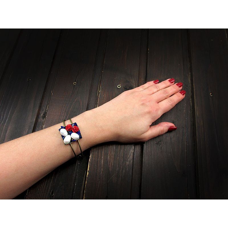 Fashion, accesorii si bijuterii - Femei - Bijuterii femei - Bratari femei - Bratara statement UNICAT Secret Garden B - Infinity.ro