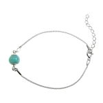 Fashion, accesorii si bijuterii - Femei - Bijuterii femei - Bratari femei - Bratara argint cu amazonit natural - Infinity.ro