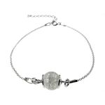 Fashion, accesorii si bijuterii - Femei - Bijuterii femei - Bratari femei - Bratara argint cu cristal de stanca - Infinity.ro