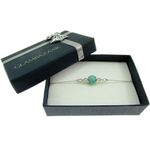 Fashion, accesorii si bijuterii - Femei - Bijuterii femei - Bratari femei - Bratara argint cu amazonit natural - Infinity.ro