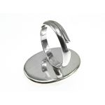 Fashion, accesorii si bijuterii - Femei - Bijuterii femei - Inele femei - Inel argint reglabil masiv cu malachit natural 25x18 MM - Infinity.ro