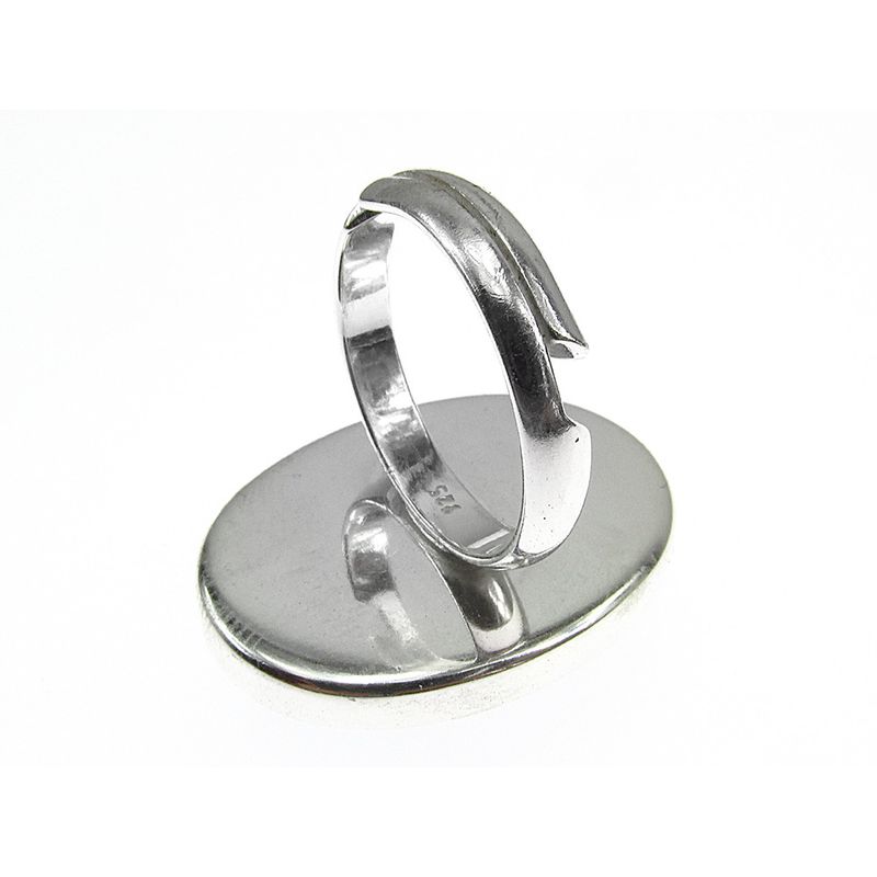 Fashion, accesorii si bijuterii - Femei - Bijuterii femei - Inele femei - Inel argint reglabil masiv cu malachit natural 25x18 MM - Infinity.ro