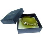 Fashion, accesorii si bijuterii - Femei - Bijuterii femei - Inele femei - Inel reglabil statement masiv cu agat galben 14A - Infinity.ro