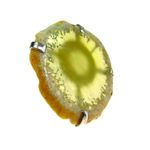 Fashion, accesorii si bijuterii - Femei - Bijuterii femei - Inele femei - Inel reglabil statement masiv cu agat galben 8A - Infinity.ro