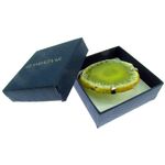 Fashion, accesorii si bijuterii - Femei - Bijuterii femei - Inele femei - Inel reglabil statement masiv cu agat galben 8A - Infinity.ro