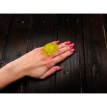 Fashion, accesorii si bijuterii - Femei - Bijuterii femei - Inele femei - Inel reglabil statement masiv cu agat galben 14A - Infinity.ro