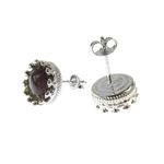 Fashion, accesorii si bijuterii - Femei - Bijuterii femei - Cercei femei - Cercei argint model coroana cu ametist - Infinity.ro