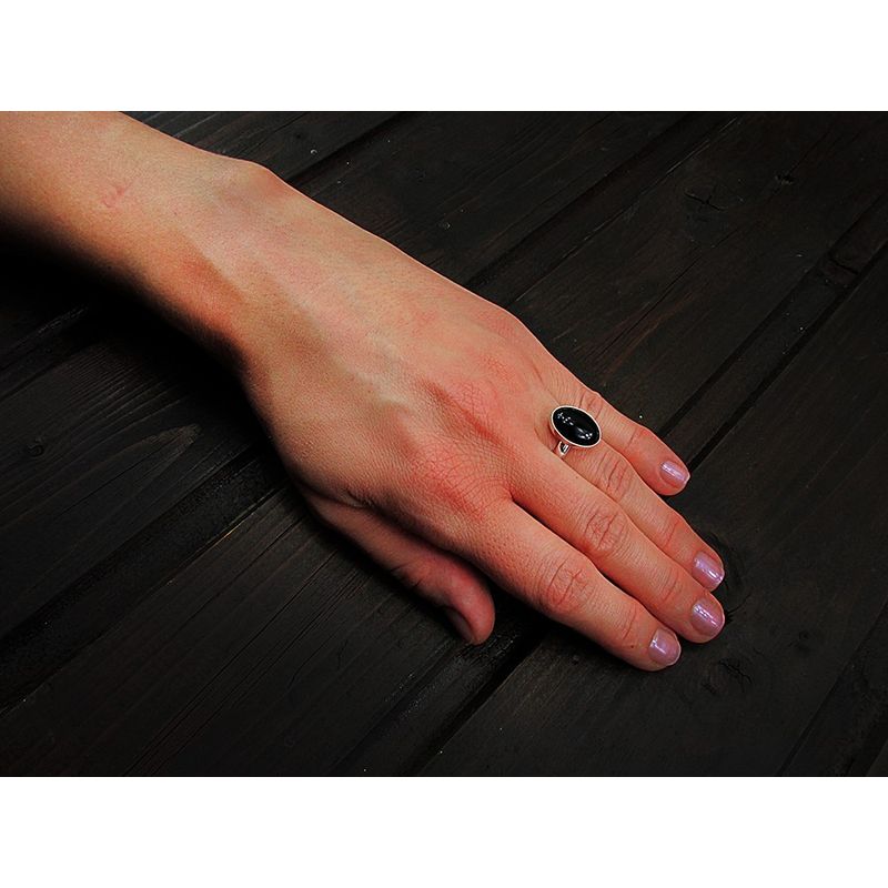 Fashion, accesorii si bijuterii - Femei - Bijuterii femei - Cercei femei - Set argint complet onix oval 14x10 MM cu lantisor inclus - Infinity.ro