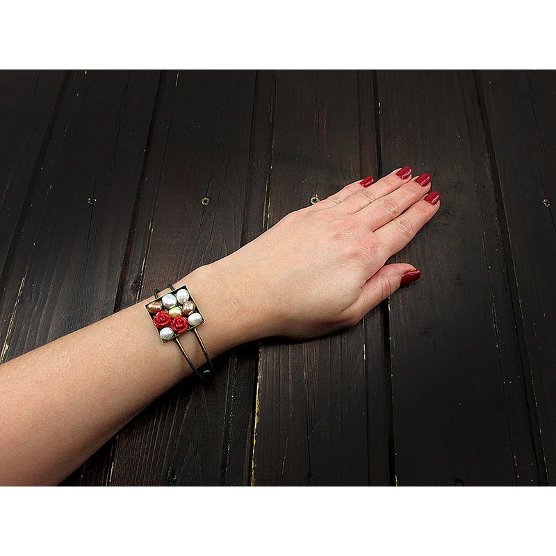 Fashion, accesorii si bijuterii - Femei - Bijuterii femei - Bratari femei - Bratara statement UNICAT Secret Garden O - Infinity.ro