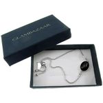 Fashion, accesorii si bijuterii - Femei - Bijuterii femei - Bratari femei - Bratara argint reglabila cu onix oval 14x10 MM - Infinity.ro