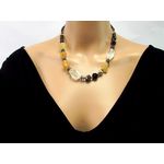 Fashion, accesorii si bijuterii - Femei - Bijuterii femei - Coliere femei - Colier Miracle cu citrin, cuart de stanca si ametist - Infinity.ro