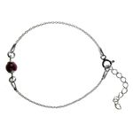 Jucarii, Copii si Bebe - Jucarii si jocuri - Jucarii de rol - Frumusete, bijuterii si accesorii fetite - Bratara argint fetite cu rubin fatetat natural - Infinity.ro