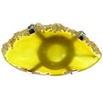 Fashion, accesorii si bijuterii - Femei - Bijuterii femei - Inele femei - Inel reglabil statement masiv cu agat galben 10A - Infinity.ro