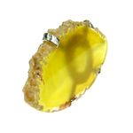 Fashion, accesorii si bijuterii - Femei - Bijuterii femei - Inele femei - Inel reglabil statement masiv cu agat galben 10A - Infinity.ro