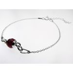 Jucarii, Copii si Bebe - Jucarii si jocuri - Jucarii de rol - Frumusete, bijuterii si accesorii fetite - Bratara argint fetite cu rubin fatetat natural - Infinity.ro