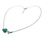 Fashion, accesorii si bijuterii - Femei - Bijuterii femei - Coliere femei - Colier argint cu amazonit natural - Infinity.ro