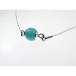 Fashion, accesorii si bijuterii - Femei - Bijuterii femei - Coliere femei - Colier argint cu amazonit natural - Infinity.ro