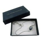 Fashion, accesorii si bijuterii - Femei - Bijuterii femei - Bratari femei - Bratara argint reglabila cu sodalit 14x10 MM - Infinity.ro