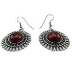 Fashion, accesorii si bijuterii - Femei - Bijuterii femei - Cercei femei - Cercei candelabru model raze cu jasp Moakit - Infinity.ro