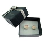 Fashion, accesorii si bijuterii - Femei - Bijuterii femei - Cercei femei - Cercei argint cuart roz natural 10 MM - Infinity.ro