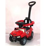 Jucarii, Copii si Bebe - Jucarii si jocuri - Jucarii de exterior - Masinute si vehicule pentru copii - Masinuta de impins Go Kart car pentru copii, maner de impins ,bara de protectie, design modern , rosu - Infinity.ro