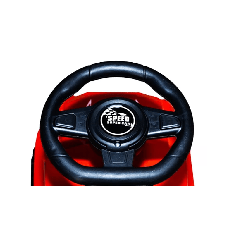 Jucarii, Copii si Bebe - Jucarii si jocuri - Jucarii de exterior - Masinute si vehicule pentru copii - Masinuta de impins Go Kart car pentru copii, maner de impins ,bara de protectie, design modern , rosu - Infinity.ro