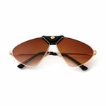 Fashion, accesorii si bijuterii - Barbati - Accesorii barbati - Ochelari de soare barbati - Ochelari de soare Mbrands, aviator - Auriu/Maro - Infinity.ro