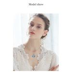 Fashion, accesorii si bijuterii - Femei - Bijuterii femei - Coliere femei - Colier MBrands din argint 925  cu Pandantiv cristal austria, forma lebada - Infinity.ro