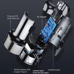 Laptop, Telefoane si Tablete - Telefoane mobile si accesorii - Accesorii Telefoane - Incarcatoare telefoane - Incarcator Auto USB-A, QC 3.0, USB-C, 38W, G295, Techsuit Premium CAPD028, G295, Black - Infinity.ro