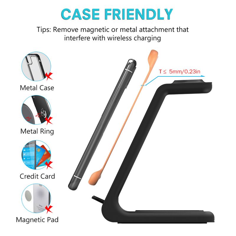 Laptop, Telefoane si Tablete - Telefoane mobile si accesorii - Accesorii Telefoane - Incarcatoare telefoane - Statie de Incarcare pentru Telefon, Casti si Ceas Samsung, G252, Black - Infinity.ro