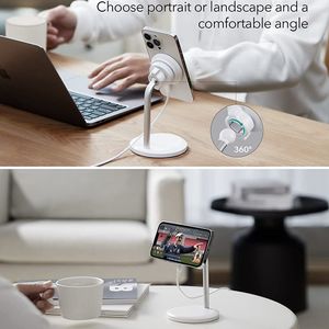 Incarcator Wireless Apple MagSafe, HaloLock Shift, G266, White