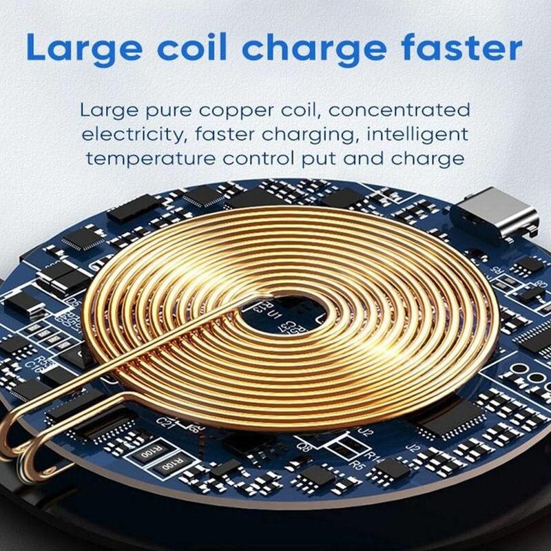 Laptop, Telefoane si Tablete - Telefoane mobile si accesorii - Accesorii Telefoane - Incarcatoare telefoane - Incarcator Fara Fir 15W cu Cablu Type-C, 1m, G259, Black - Infinity.ro