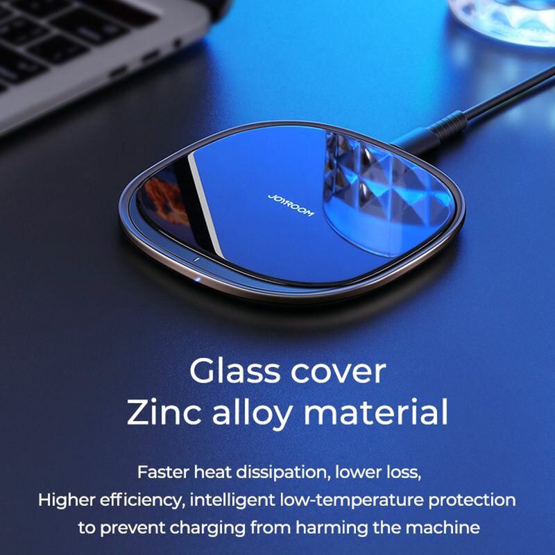 Laptop, Telefoane si Tablete - Telefoane mobile si accesorii - Accesorii Telefoane - Incarcatoare telefoane - Incarcator Fara Fir 15W cu Cablu Type-C, 1m, G259, Black - Infinity.ro