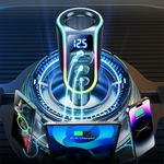 Laptop, Telefoane si Tablete - Telefoane mobile si accesorii - Accesorii Telefoane - Incarcatoare telefoane - Incarcator Auto USB, 2x Type-C, Bricheta, Lumini LED, 150W, G247, Black - Infinity.ro