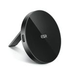 Laptop, Telefoane si Tablete - Telefoane mobile si accesorii - Accesorii Telefoane - Incarcatoare telefoane - Incarcator Wireless Compatibil MagSafe cu Suport, HaloLock, G267, Black - Infinity.ro