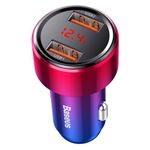 Laptop, Telefoane si Tablete - Telefoane mobile si accesorii - Accesorii Telefoane - Incarcatoare telefoane - Incarcator Auto 2x USB 6A, 45W, Magic Series, G248, Red - Infinity.ro