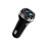 Laptop, Telefoane si Tablete - Telefoane mobile si accesorii - Accesorii Telefoane - Incarcatoare telefoane - Incarcator Auto 2xUSB, 12W, 2.4A, Superior, G300, Black - Infinity.ro