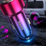 Laptop, Telefoane si Tablete - Telefoane mobile si accesorii - Accesorii Telefoane - Incarcatoare telefoane - Incarcator Auto 2x USB 6A, 45W, Magic Series, G248, Red - Infinity.ro