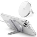 Laptop, Telefoane si Tablete - Telefoane mobile si accesorii - Accesorii Telefoane - Incarcatoare telefoane - Incarcator Wireless Compatibil MagSafe cu Suport, HaloLock, G268, White - Infinity.ro