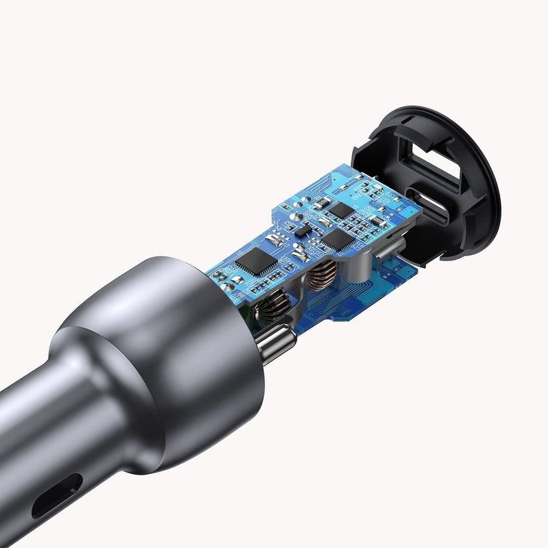 Laptop, Telefoane si Tablete - Telefoane mobile si accesorii - Accesorii Telefoane - Incarcatoare telefoane - Incarcator Auto 2xUSB-A, QC 3.0, 42.5W, G294, Dark Blue - Infinity.ro