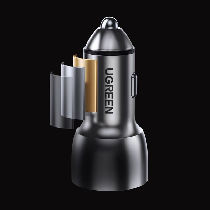 Laptop, Telefoane si Tablete - Telefoane mobile si accesorii - Accesorii Telefoane - Incarcatoare telefoane - Incarcator Auto 2xUSB-A, QC 3.0, 42.5W, G294, Dark Blue - Infinity.ro