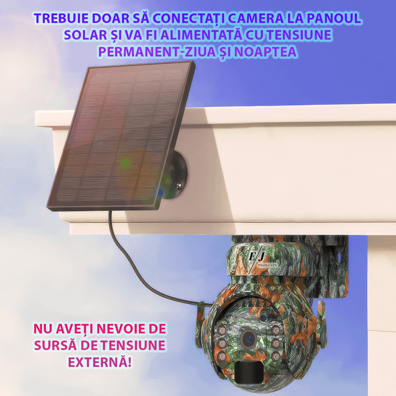 TV, Audio-Video si Foto - Camere video - Camere video profesionale - Camera video,  3MP, rotire 355°, inclinare 90°, video, audio bidirectional, vizionare nocturna, detectarea miscarii - Infinity.ro