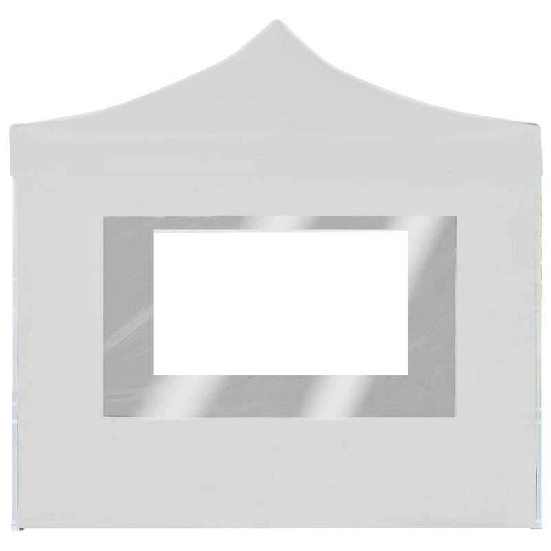 Casa si Gradina - Gradina si terasa - Umbrele si pavilioane - Pavilioane - Cort de petrecere pliabil cu pereti, alb, 2x2 m, aluminiu - Infinity.ro